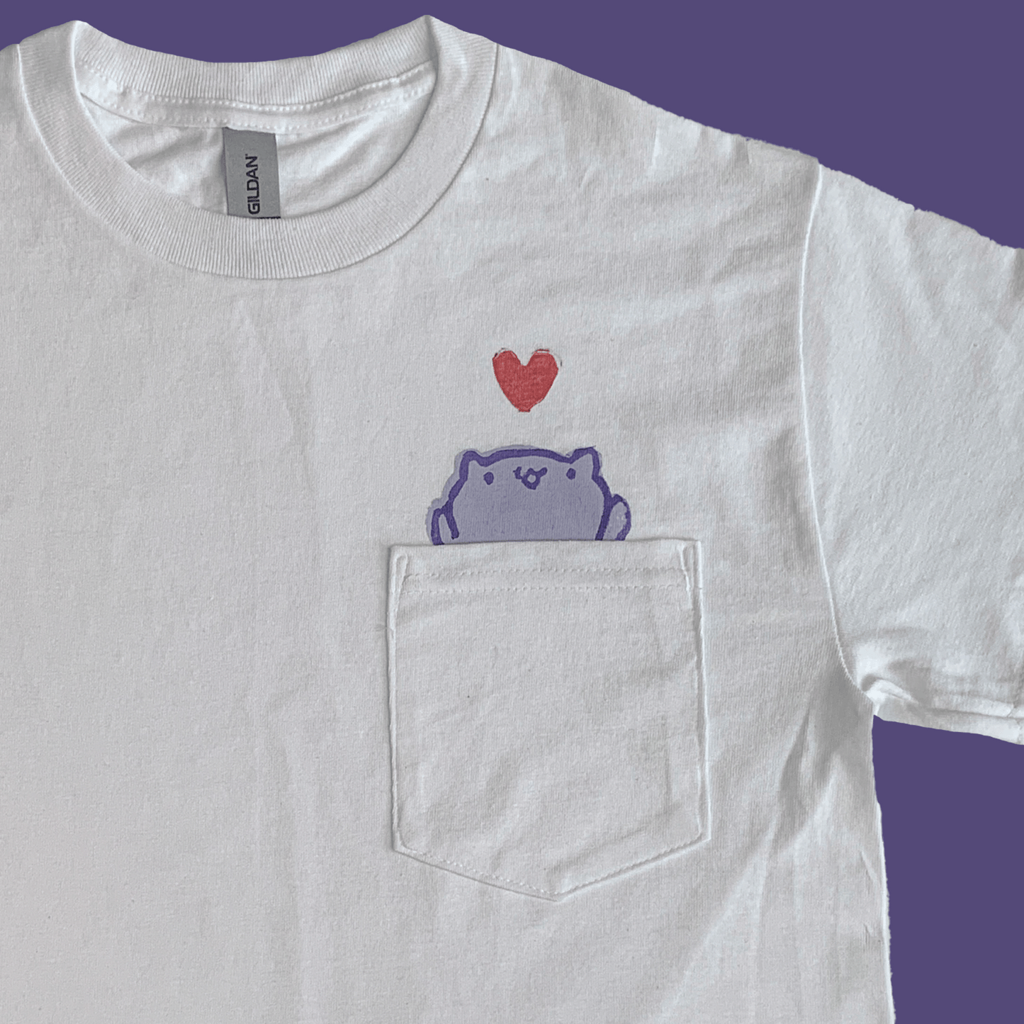 handprinted t-shirt
