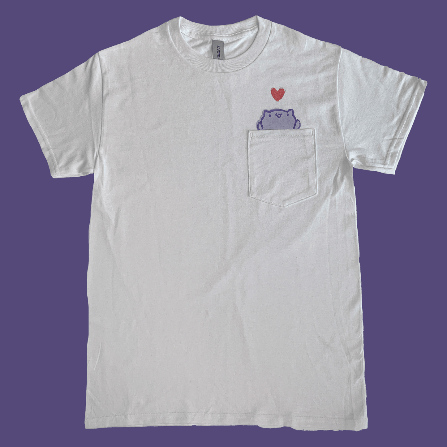 handprinted t-shirt